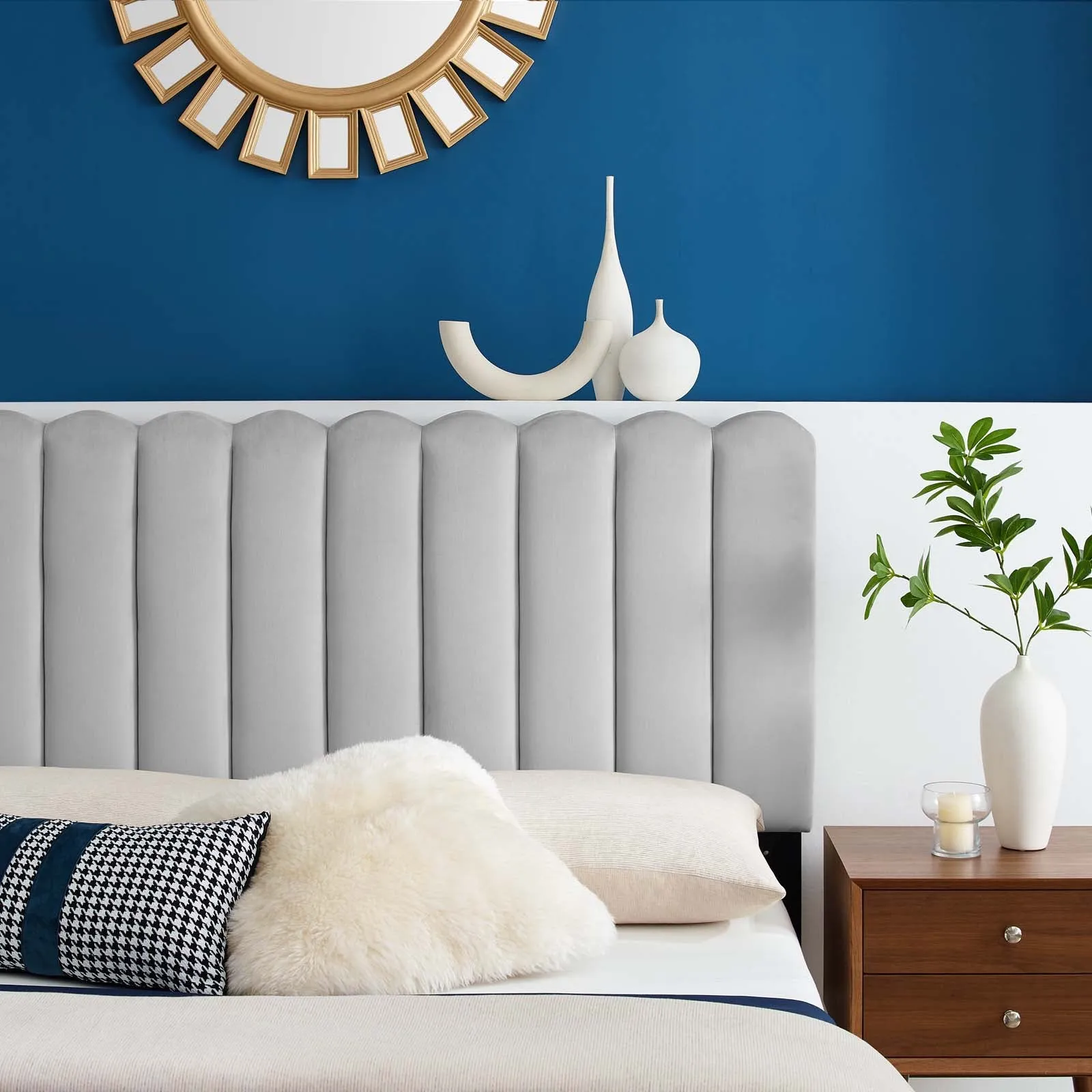 Delilah Performance Velvet Headboard