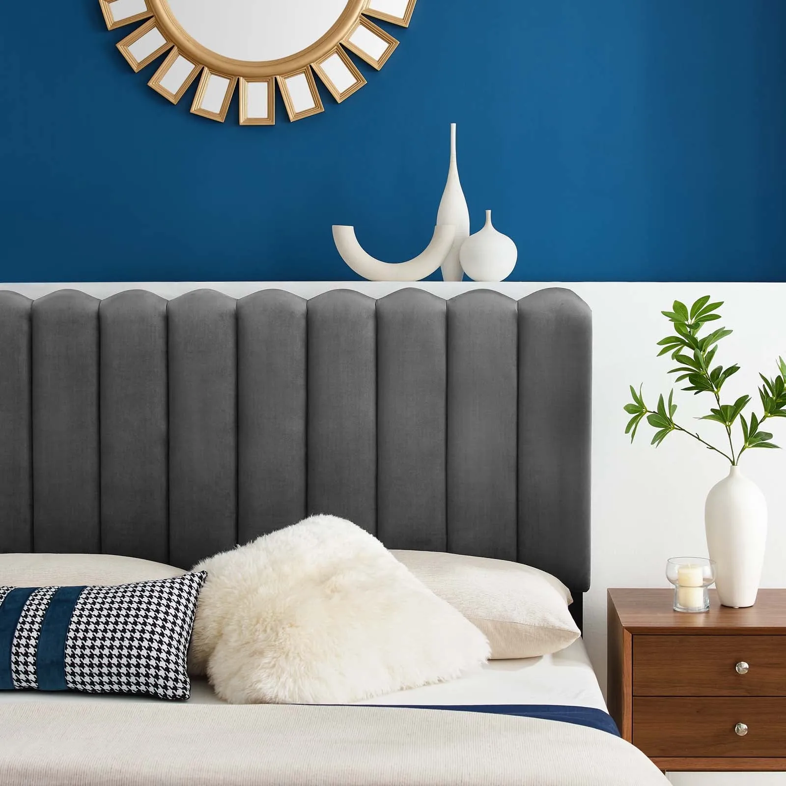 Delilah Performance Velvet Headboard