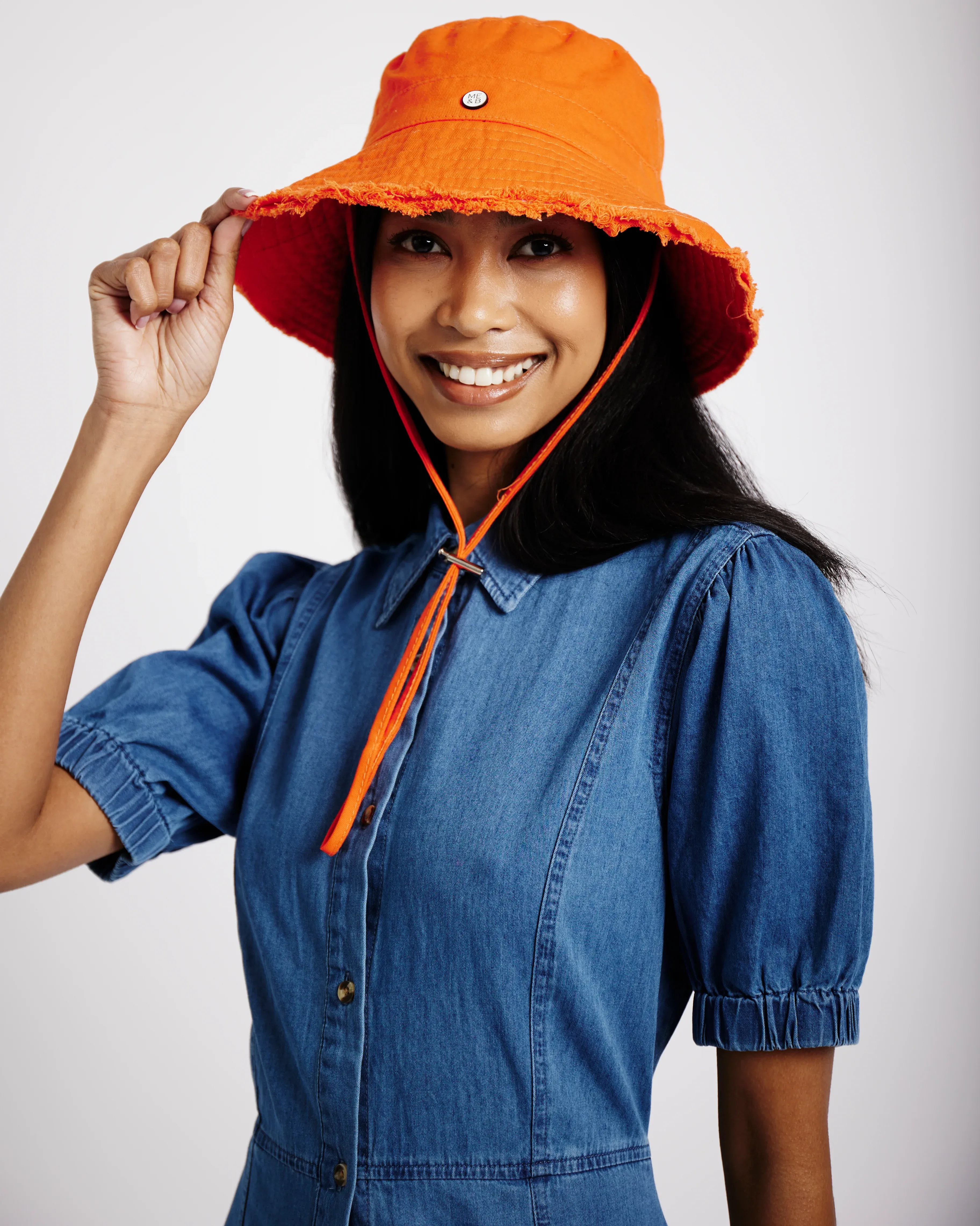 Denim Shirtdress in Denim