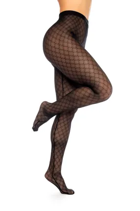 Diamond Mesh Pantyhose