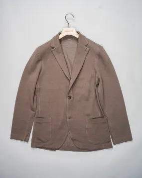 Gran Sasso Knitted Blazer / Taupe