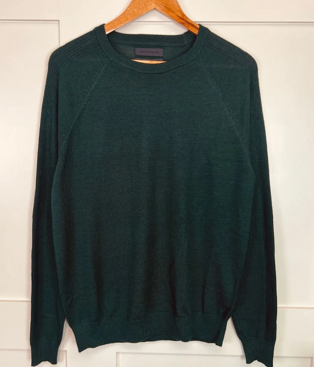 Green Men's Merino Wool Jumper