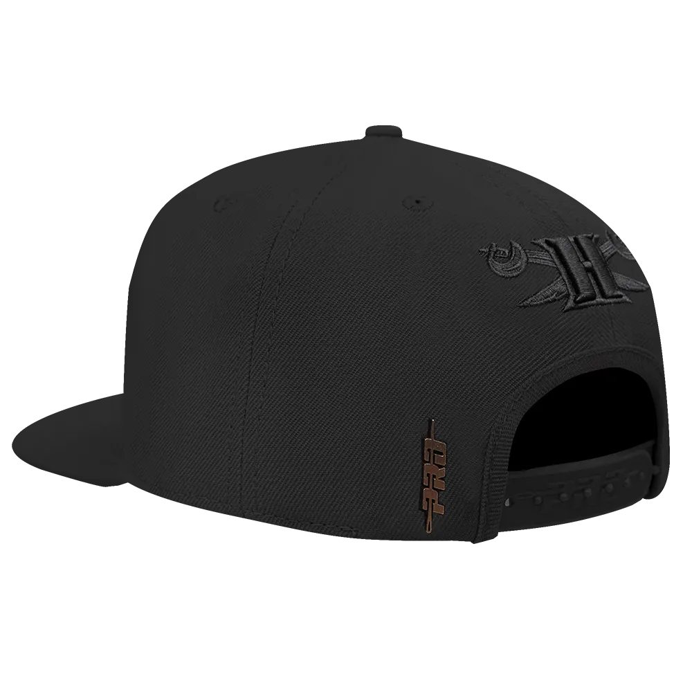 HAMPTON UNIVERSITY NEUTRAL WOOL SNAPBACK (BLACK)