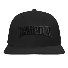 HAMPTON UNIVERSITY NEUTRAL WOOL SNAPBACK (BLACK)