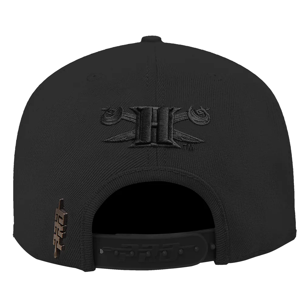 HAMPTON UNIVERSITY NEUTRAL WOOL SNAPBACK (BLACK)