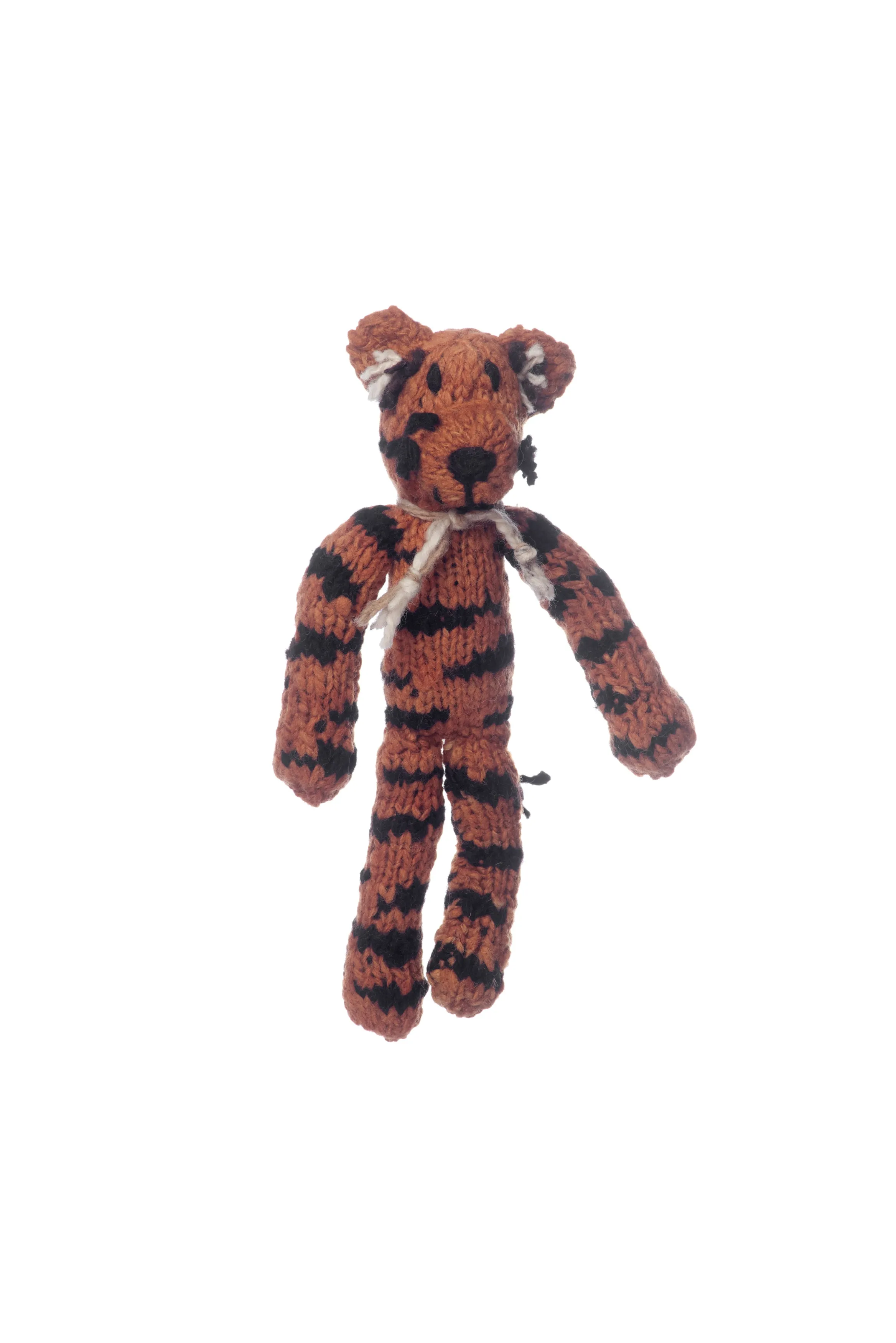 Hand Knitted Wool Tiger