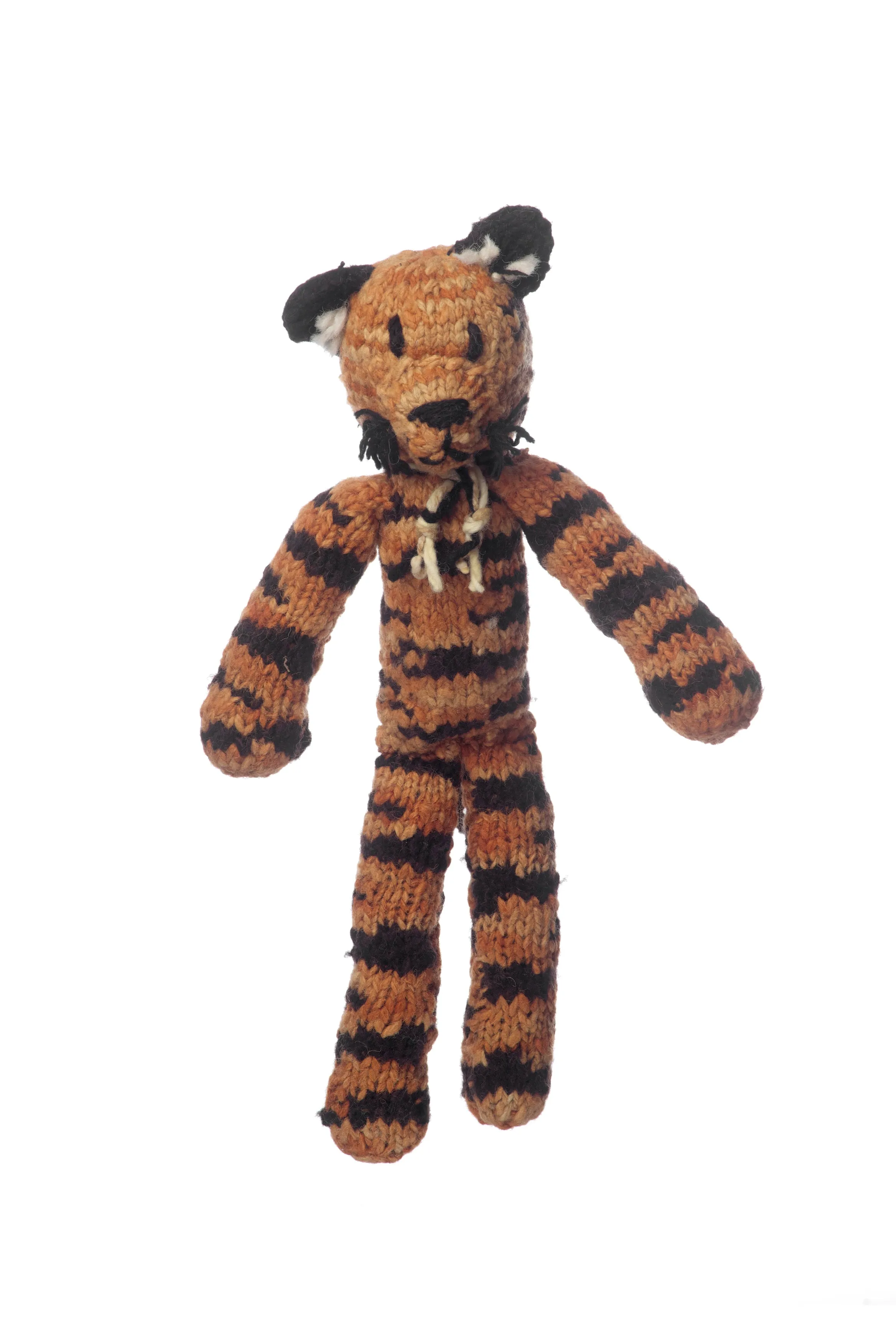 Hand Knitted Wool Tiger