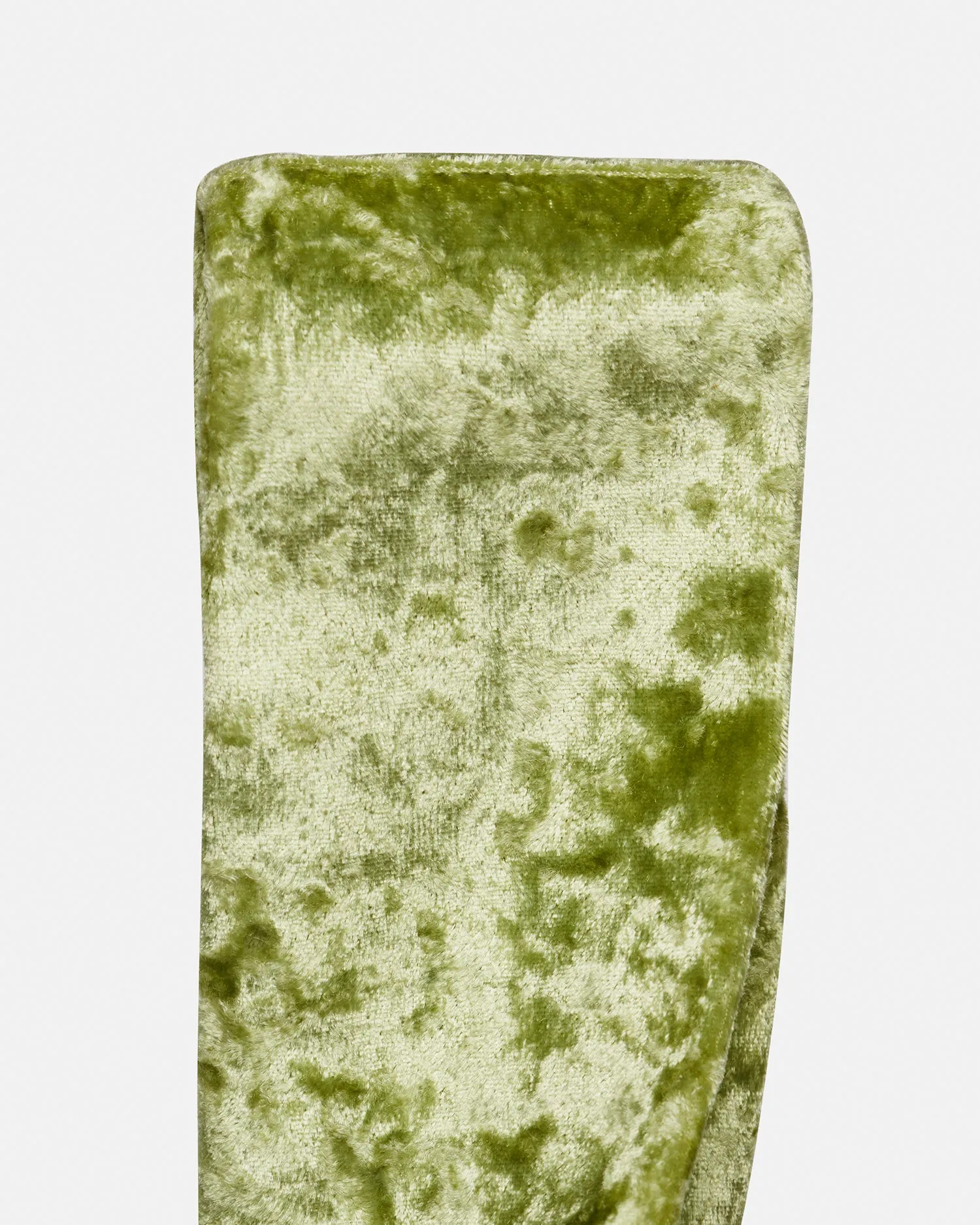 Jen - Crushed Velvet Clutch - Sage