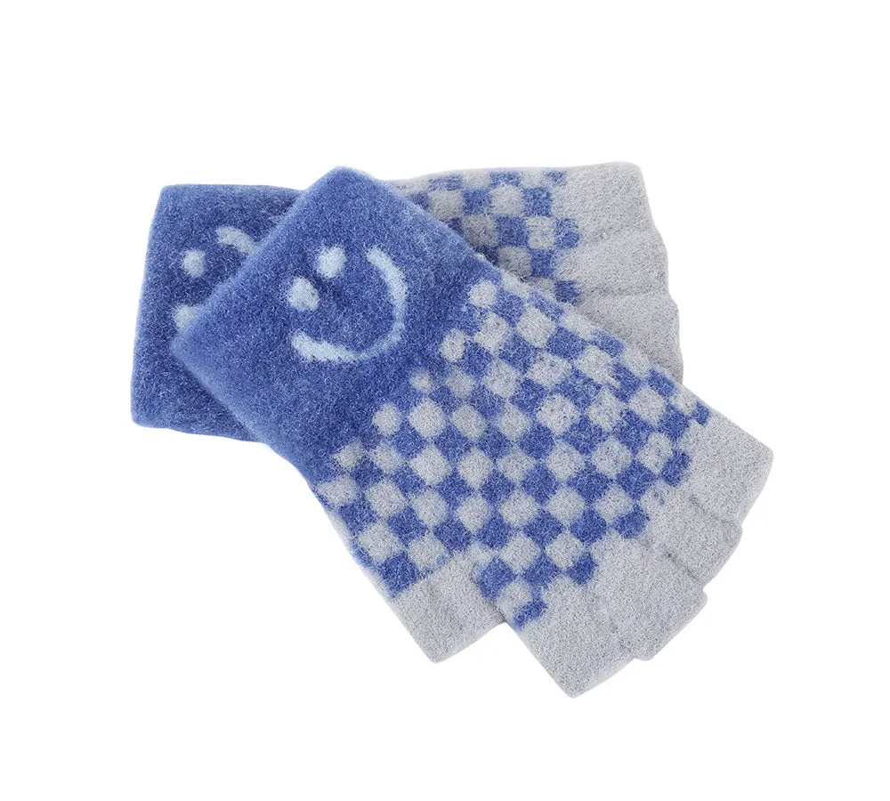 Kids Knit Fingerless Ultra Plush Knit Gloves