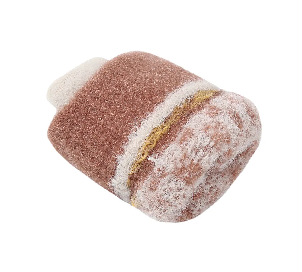 Kids Knit Fingerless Ultra Plush Knit Gloves