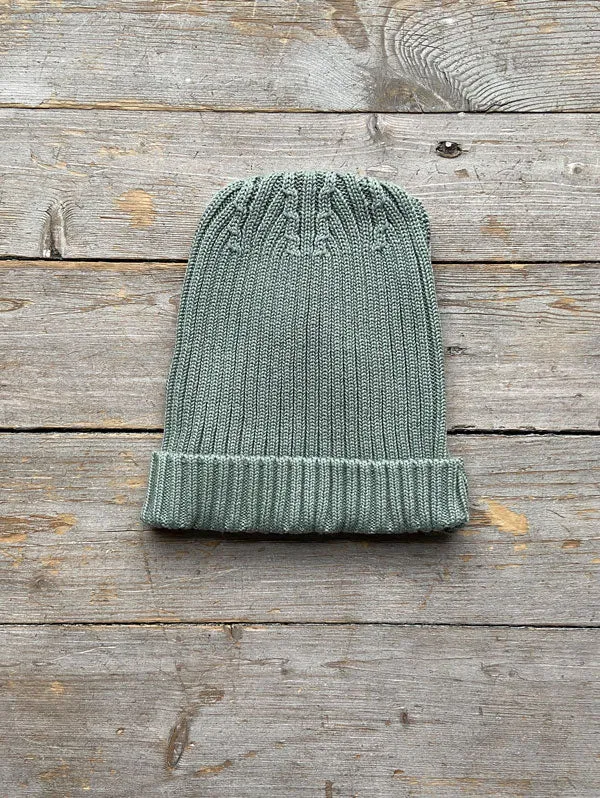 Knitted beanie hat