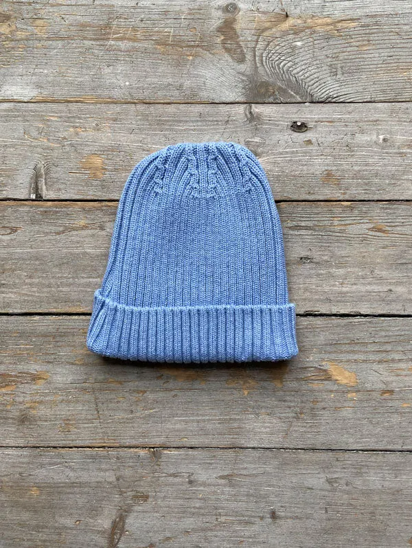 Knitted beanie hat