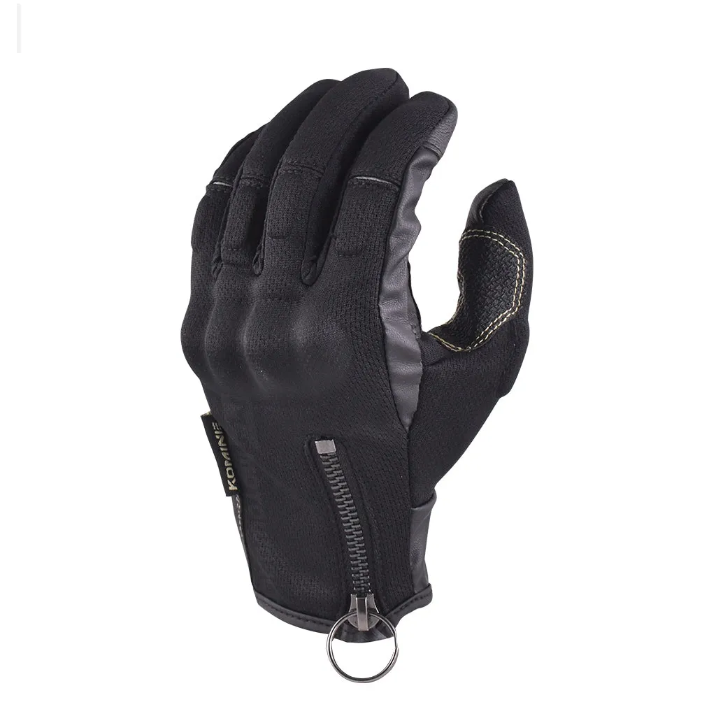 KOMINE GK-248 PROTECT VINTAGE MESH GLOVES