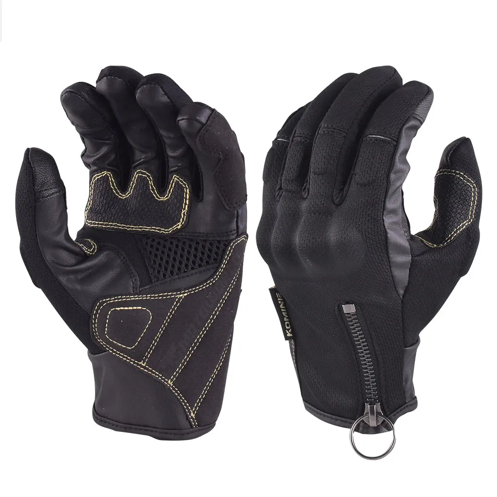 KOMINE GK-248 PROTECT VINTAGE MESH GLOVES