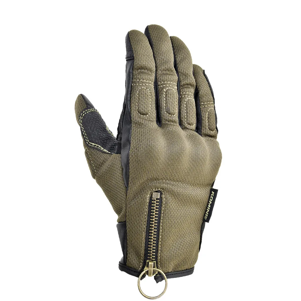 KOMINE GK-248 PROTECT VINTAGE MESH GLOVES