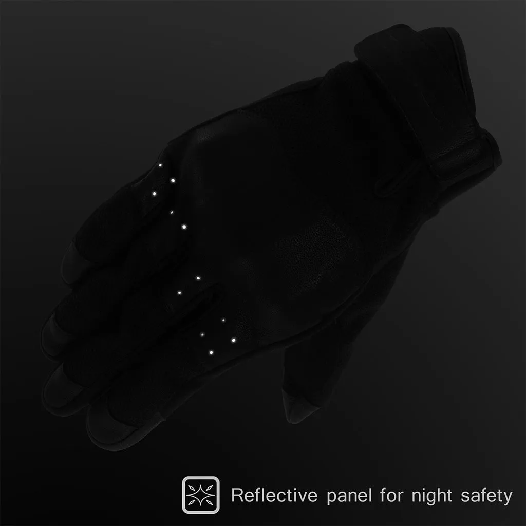 KOMINE GK-2563 CE PROTECT LEATHER GLOVES TURTLE