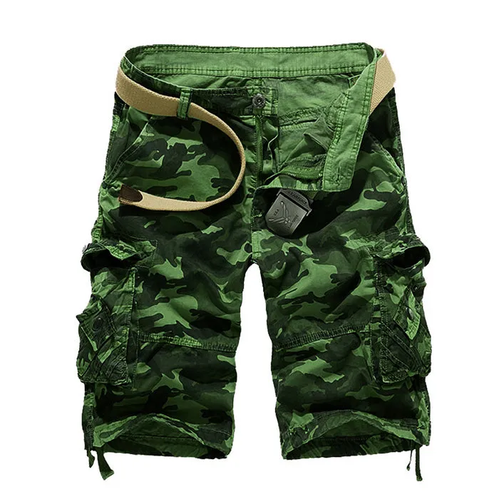 Leisure Camo Multi-Pocket Men's Shorts