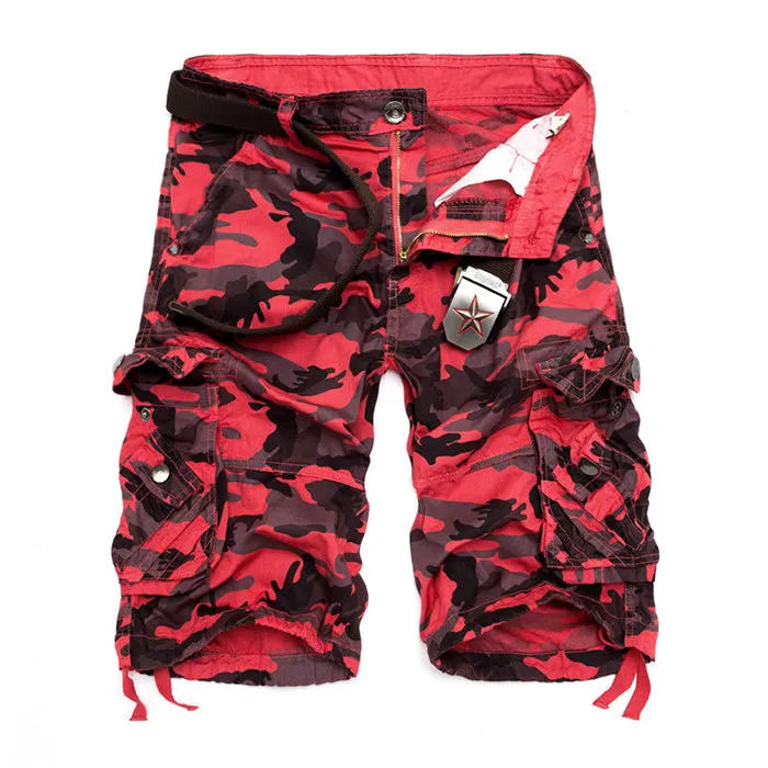 Leisure Camo Multi-Pocket Men's Shorts