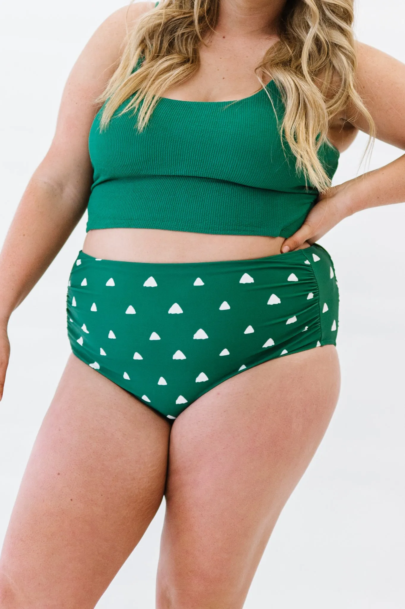 Leisure Reversible Bottoms |  Kiwi Triangle/Lines