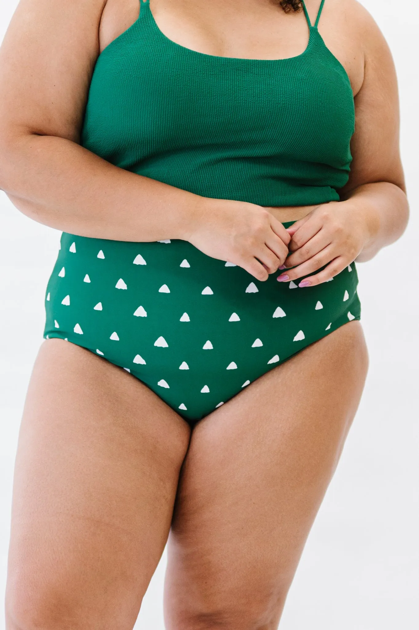 Leisure Reversible Bottoms |  Kiwi Triangle/Lines