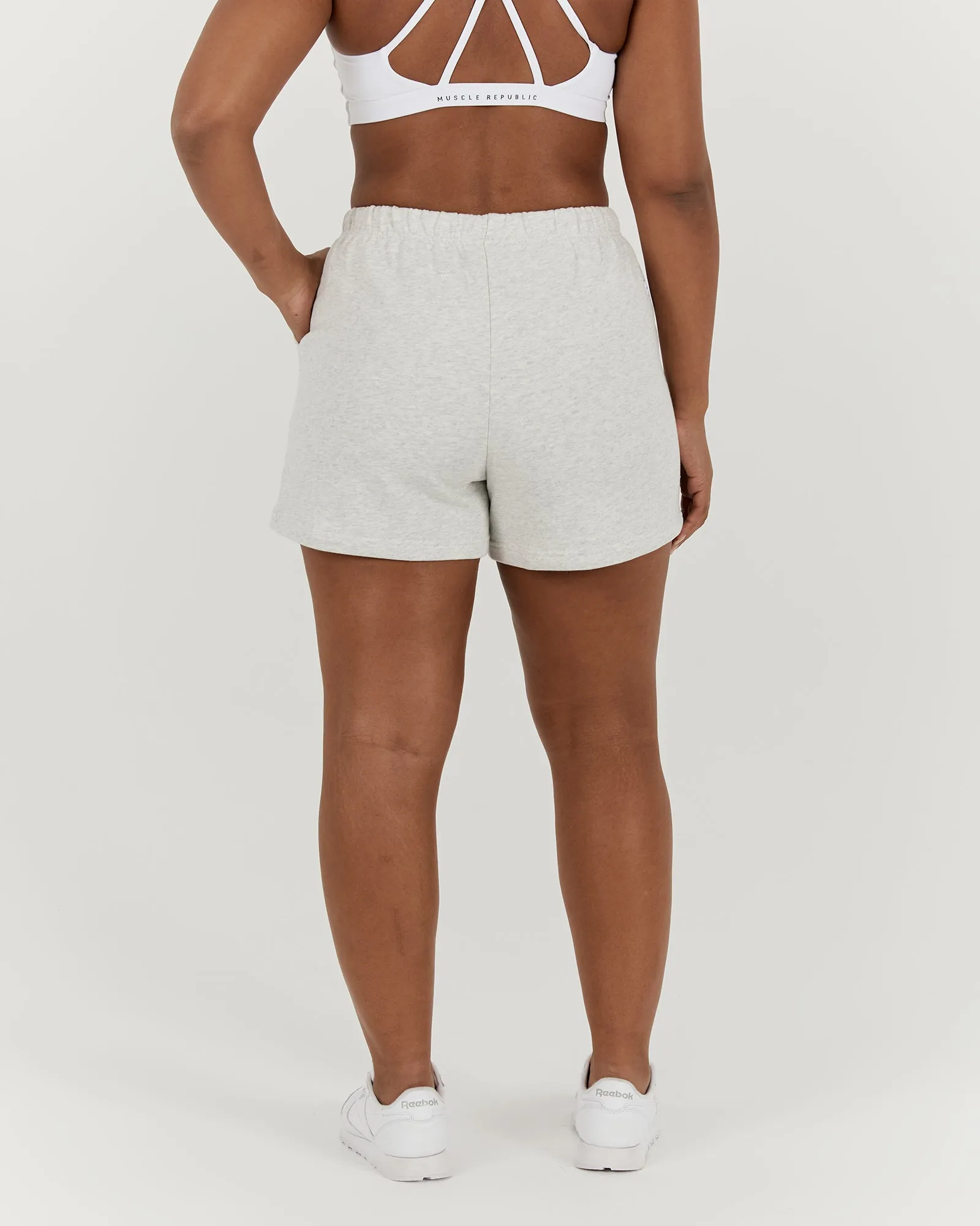 LEISURE SHORTS - ICE GREY