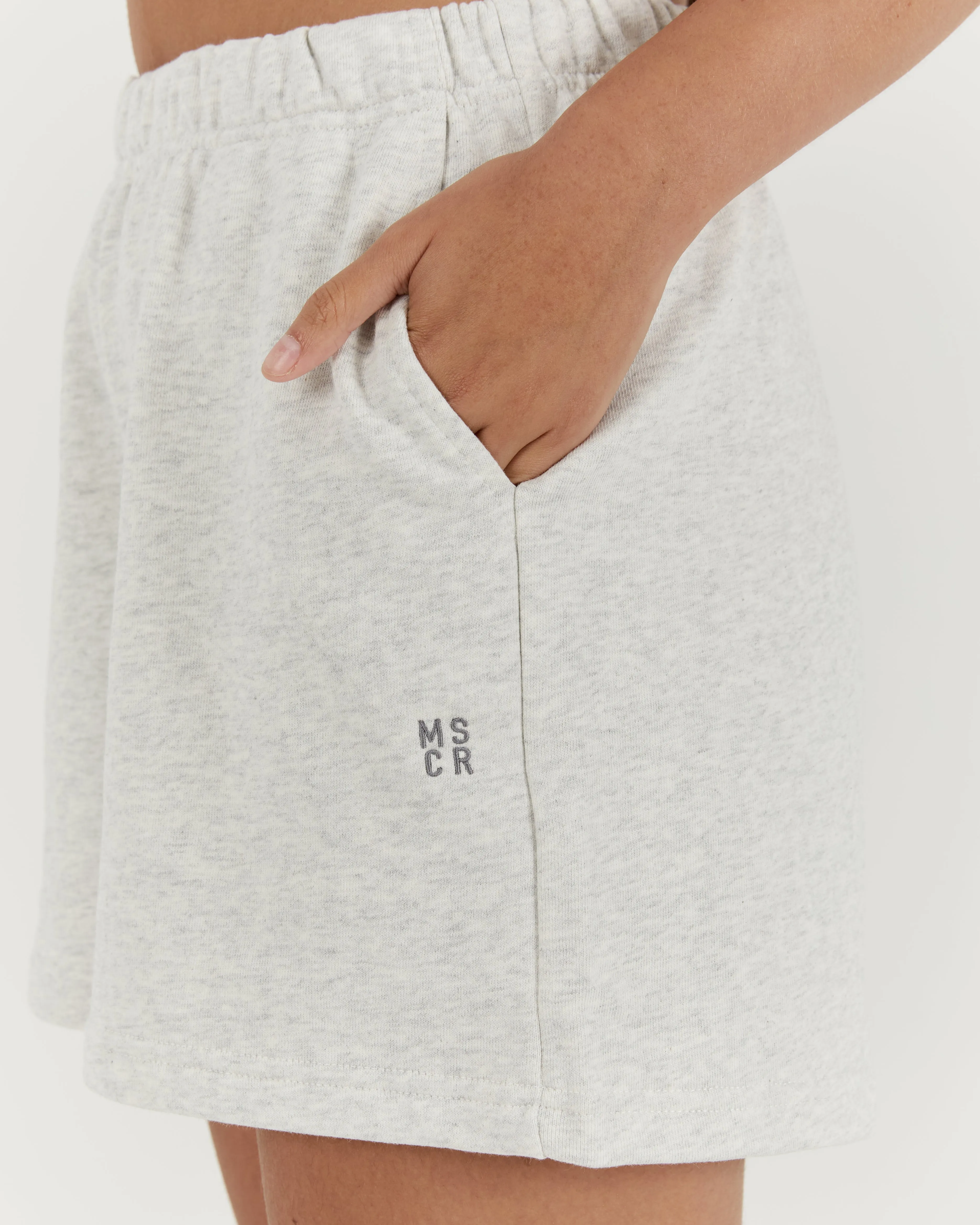 LEISURE SHORTS - ICE GREY