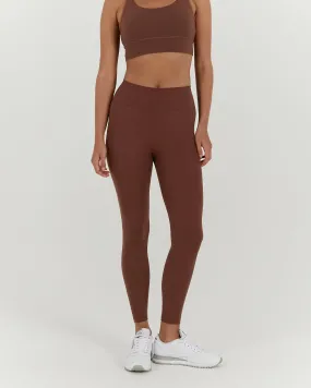 LUXE LEGGINGS 28" - COCOA