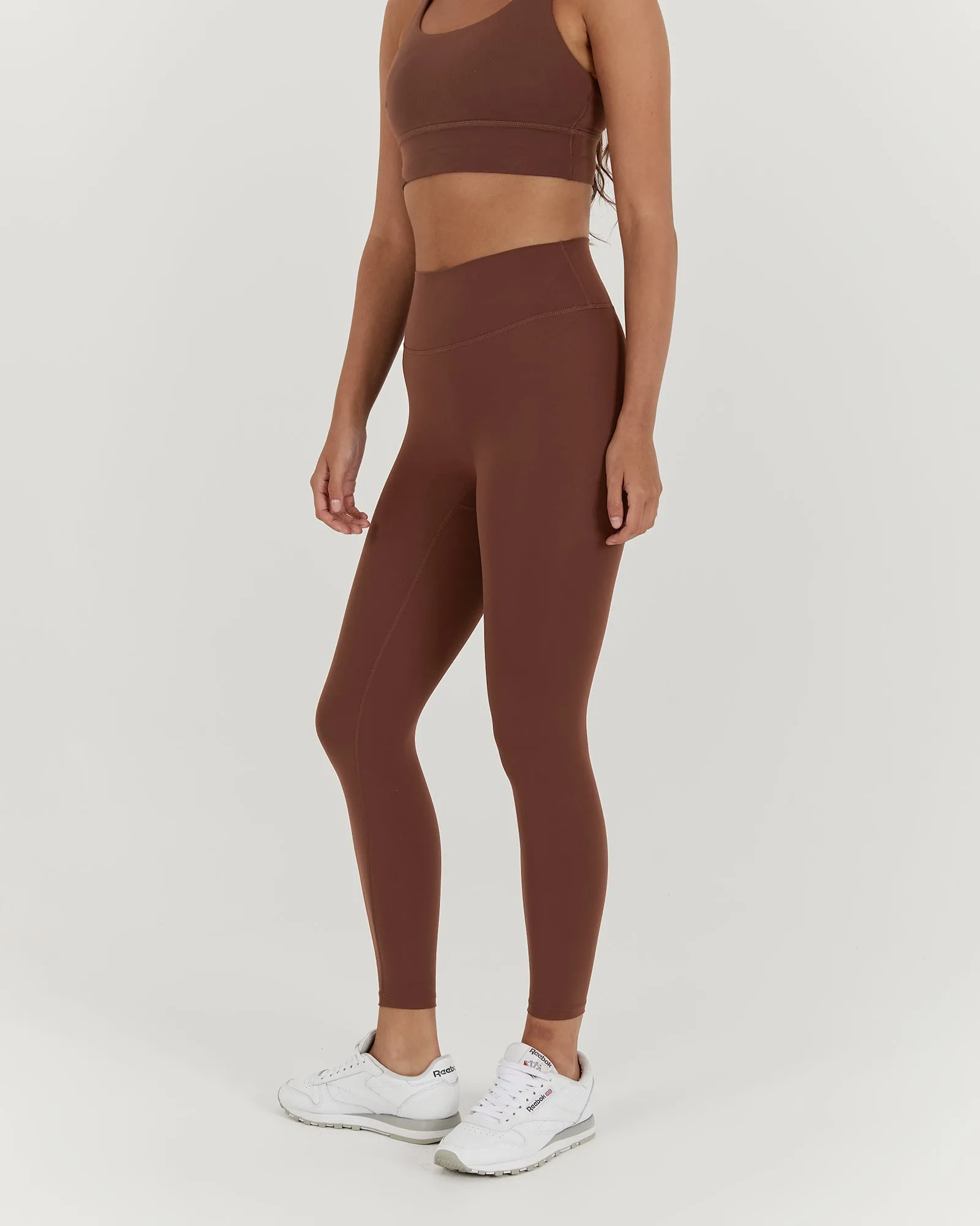 LUXE LEGGINGS 28" - COCOA