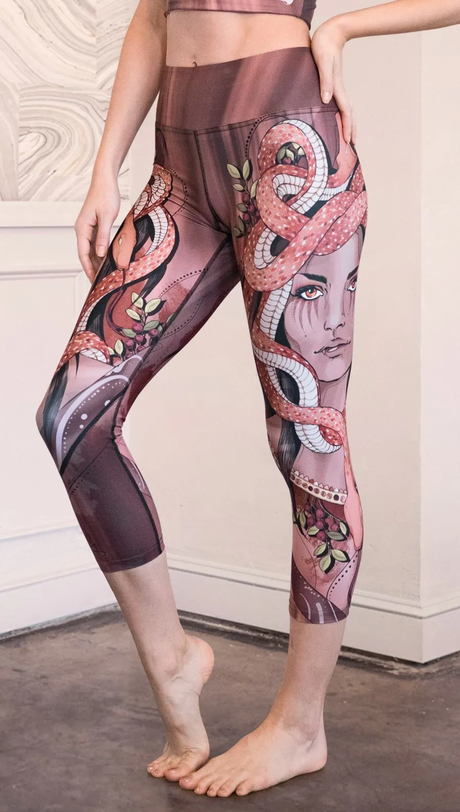 Medusa - Triathlon Capri Leggings