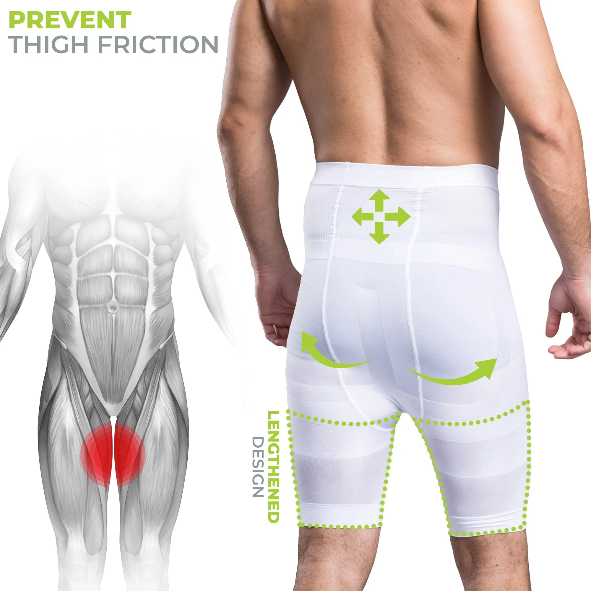 Men's Compression Girdle Shorts