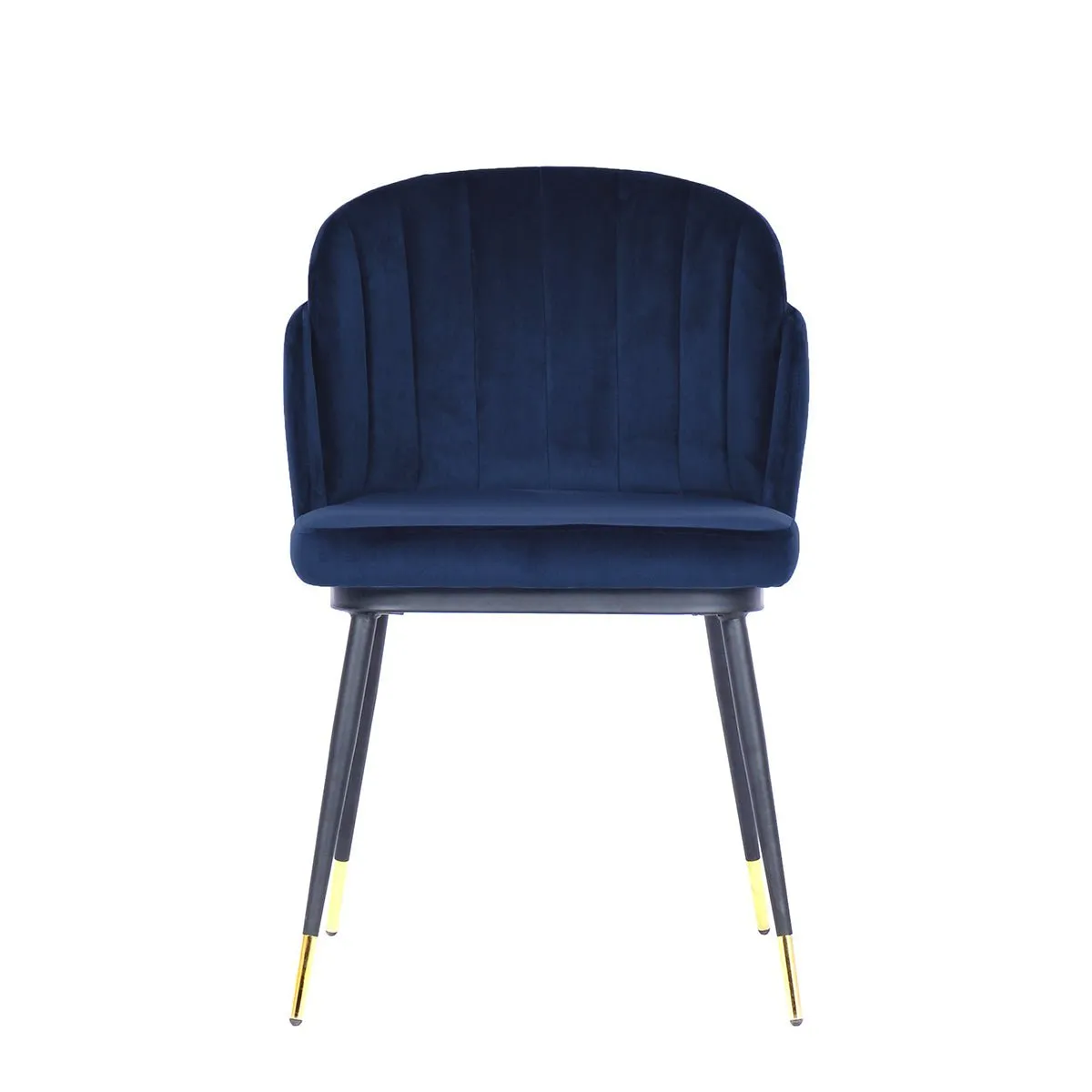 Michelle Velvet Dining Chair - Navy