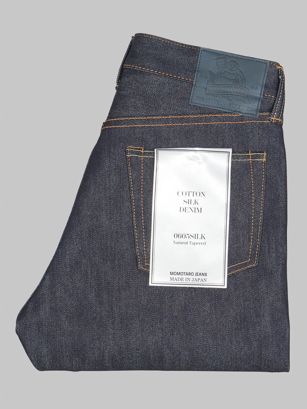 Momotaro 0605SILK 14.5oz Silk Denim Natural Tapered Jeans