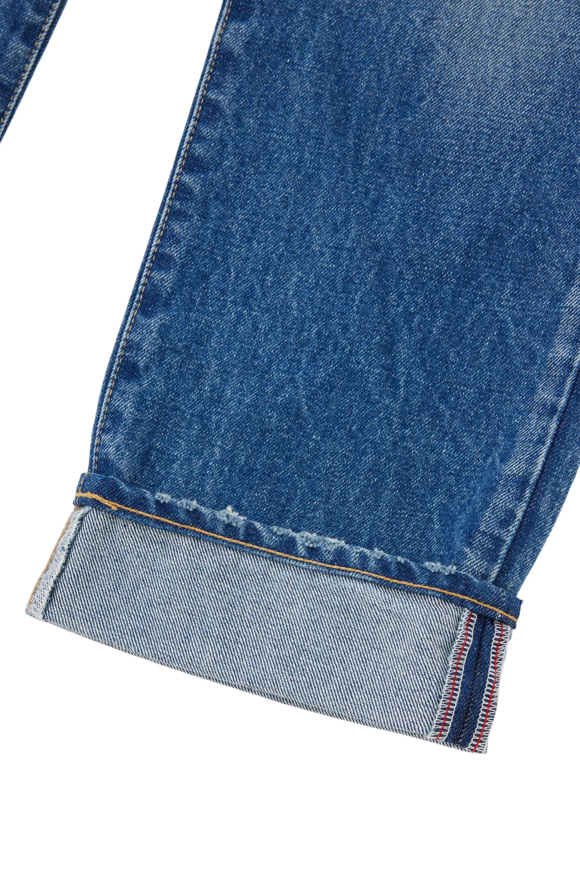 Moussy Denim Foxwoods Straight Jeans in Blue