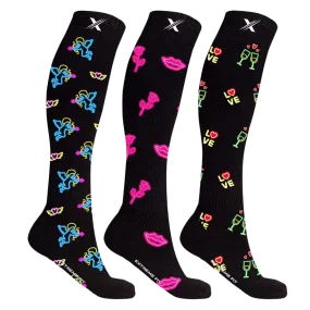 Neon Compression Socks (3-Pairs)