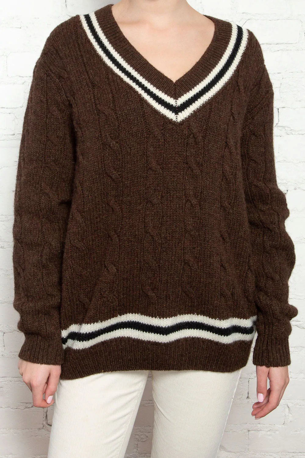 Nikki Heavy Wool Stripe Sweater