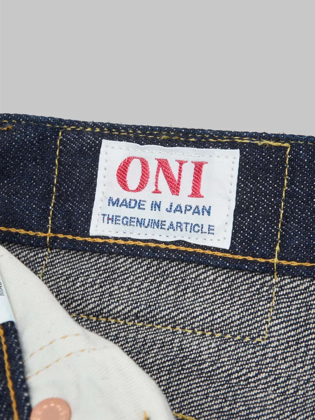 ONI Denim 022-KI Kiraku 12oz Relaxed Straight Leg Jeans for Ultimate Comfort