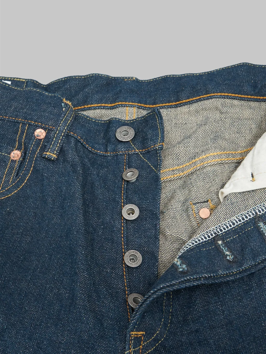 ONI Denim 200 "Ishikawadai" 15oz Wide Straight Jeans