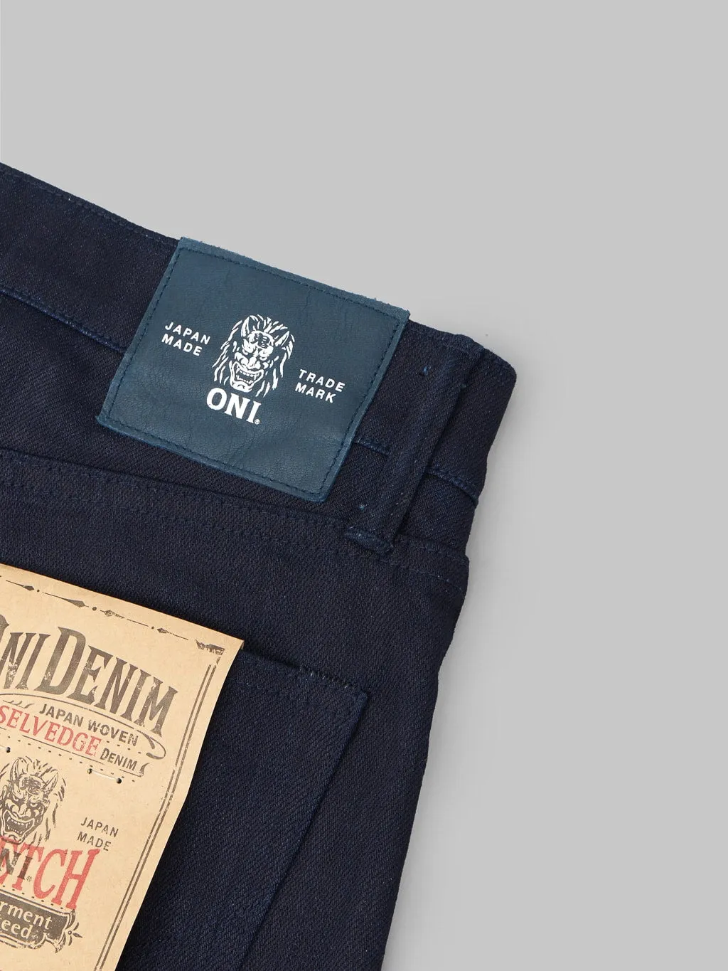 ONI Denim 526S-IDBK "High Power Stretch Denim" 11oz Semi Tight Straight Jeans