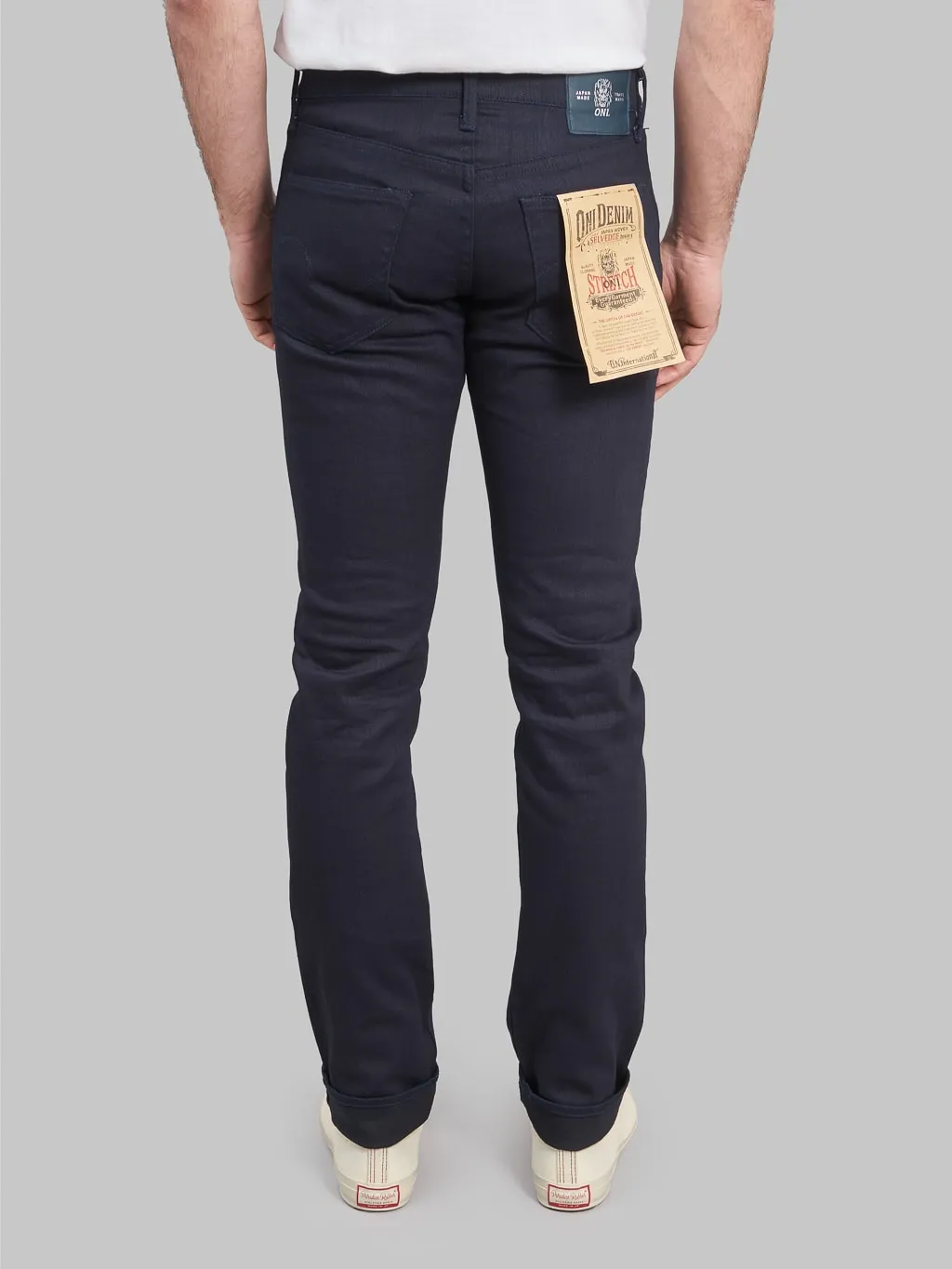 ONI Denim 526S-IDBK "High Power Stretch Denim" 11oz Semi Tight Straight Jeans