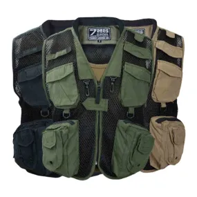 Outdoor Leisure Photojournalist Tooling Functional Multi-pocket Vest