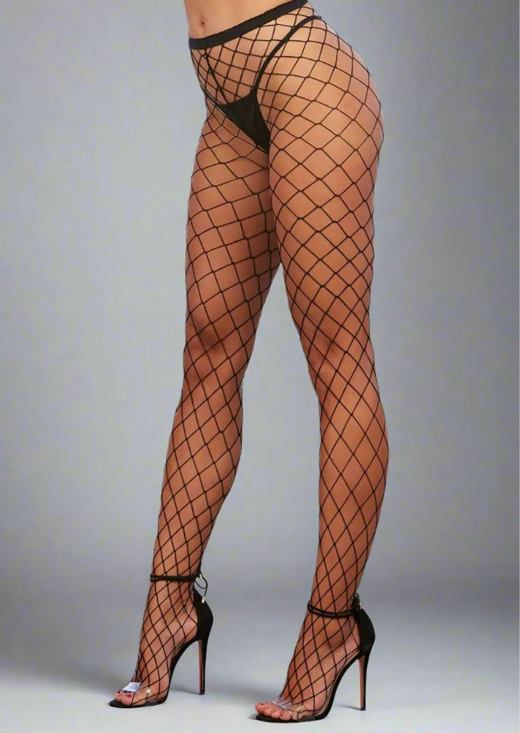 Pantyhose Fence Fishnet Black