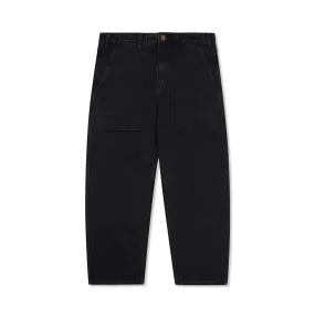 Patch Pocket Denim Jeans, Washed Black