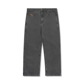 Pooch Relaxed Denim Jeans, Washed Grey