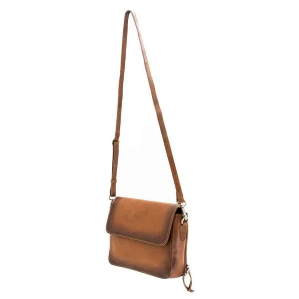 S & W Leather Dynamic Leather Concealed Carry Crossbody Purse