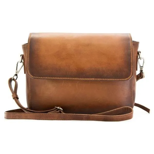 S & W Leather Dynamic Leather Concealed Carry Crossbody Purse