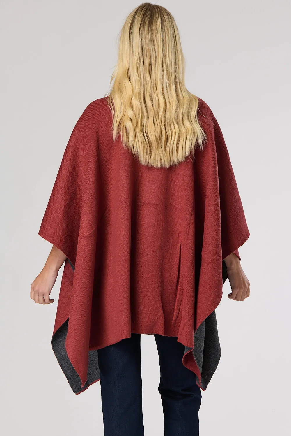 Saloos Knitted Split Front Poncho