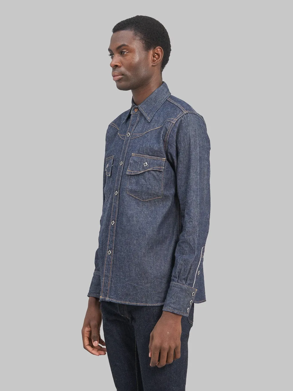 Samurai Jeans 10oz "Hisho SWD-L02" Selvedge Western Denim Shirt