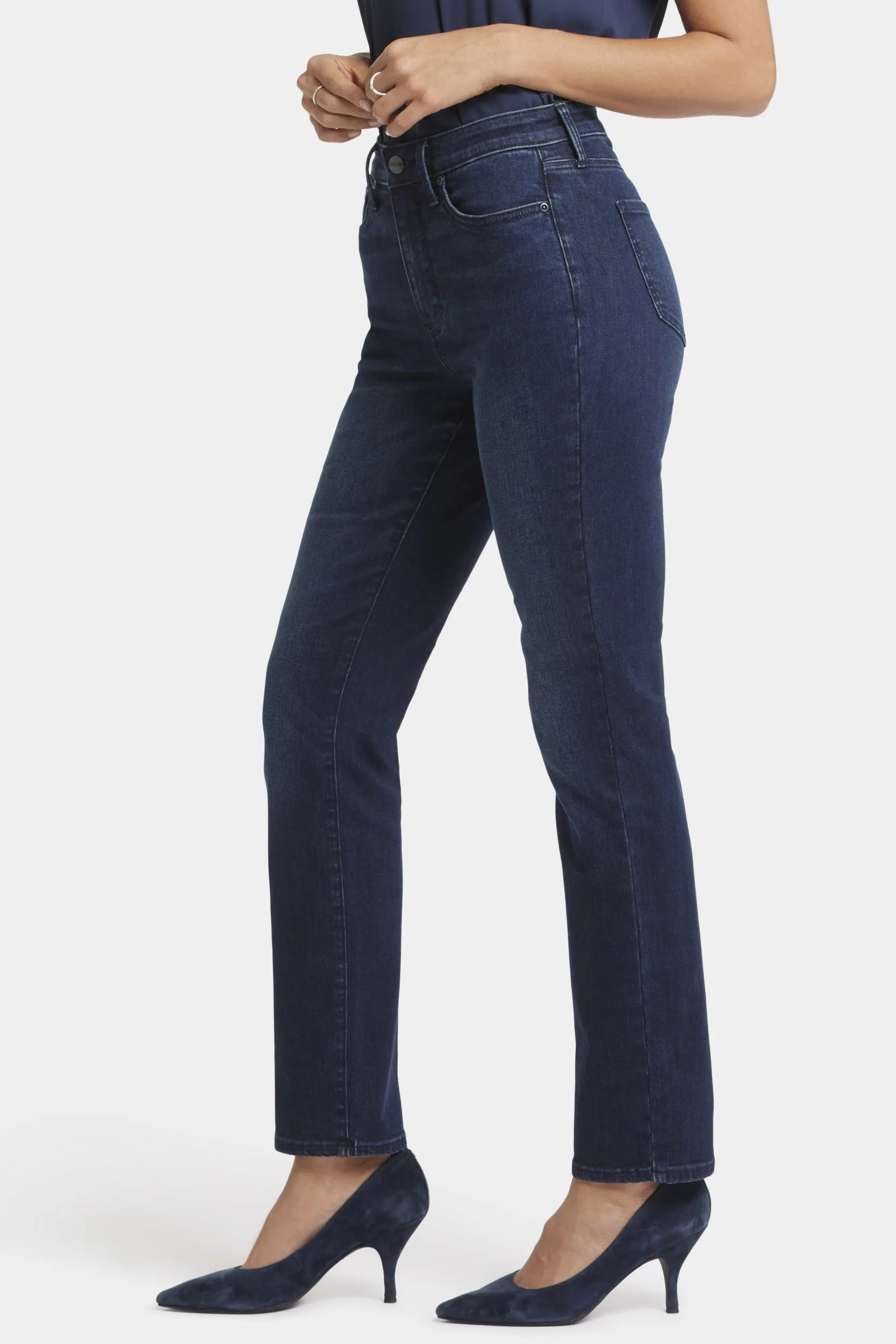 Sheri Slim Jeans Dark Blue Premium Denim | Basin