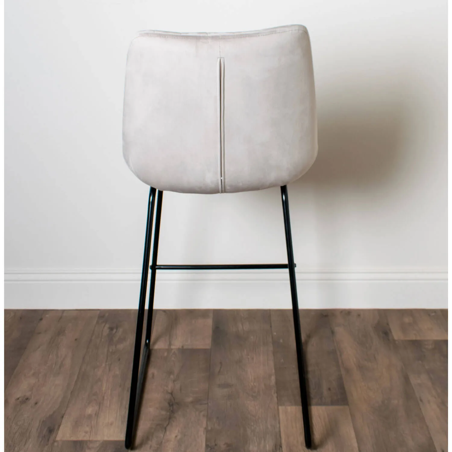 Sofia Bar Stool - Grey Velvet