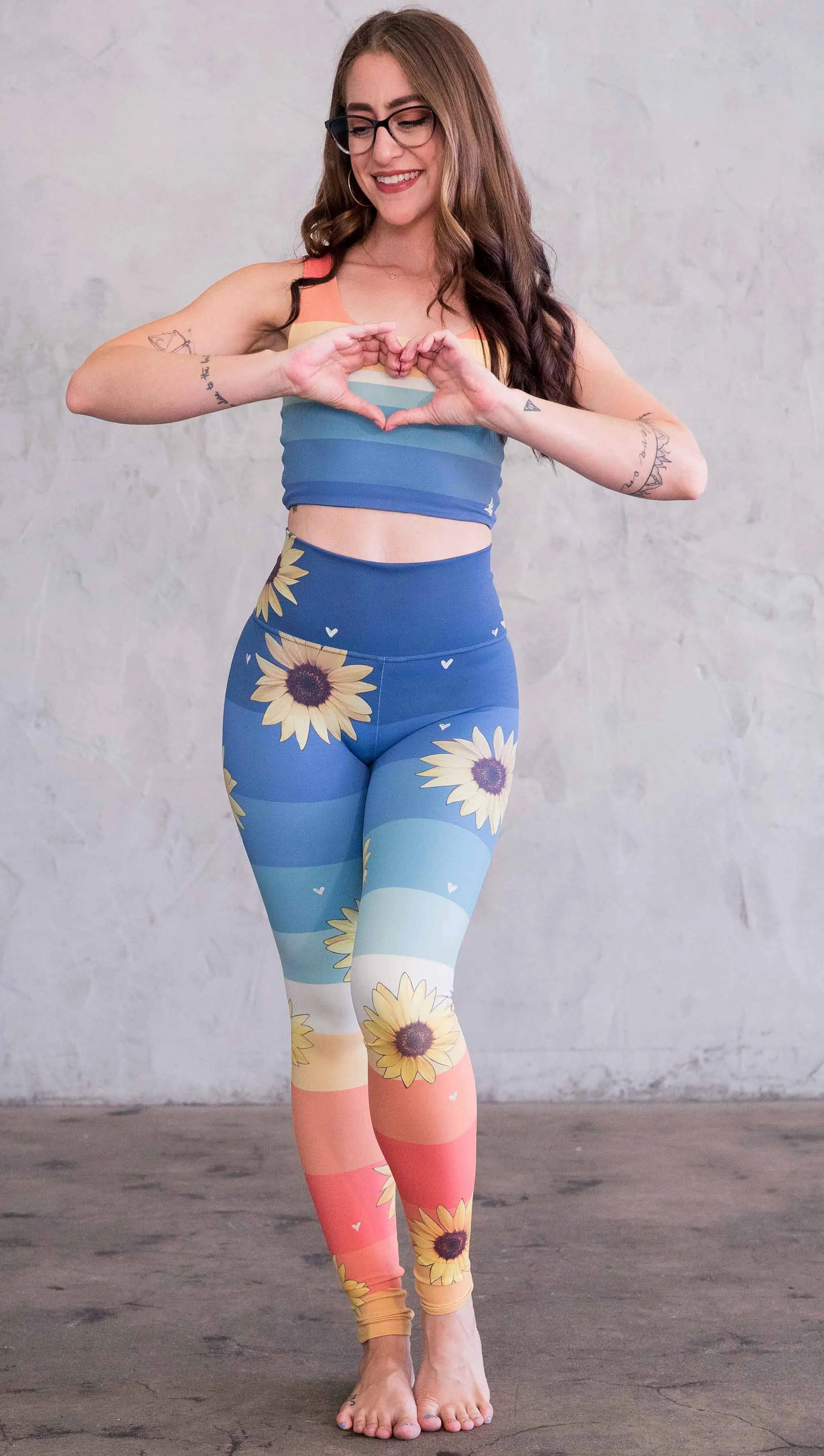 Sunflowers - Athleisure Leggings